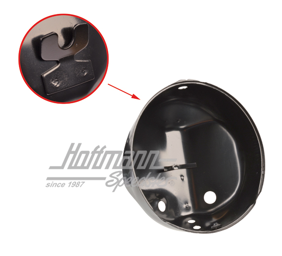 Headlight housing, 911, 73-86, left | 911 503 015 02 | 590-0011