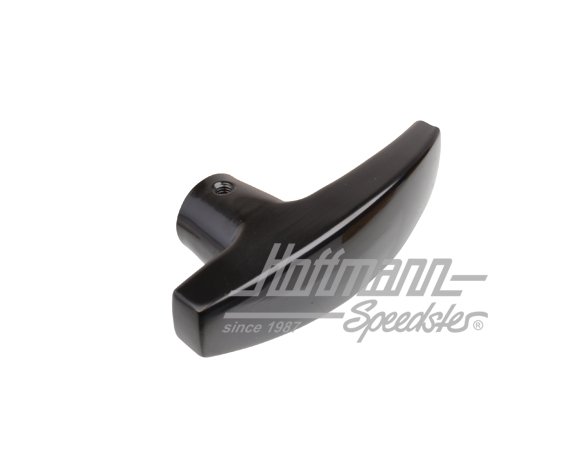 Hand-brake-lever handle, Bus T2, aluminium, black | AC 721422 | 098-0201-40