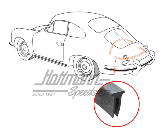 Engine-compartment seal, face wall, 356 A/B/C                                                       