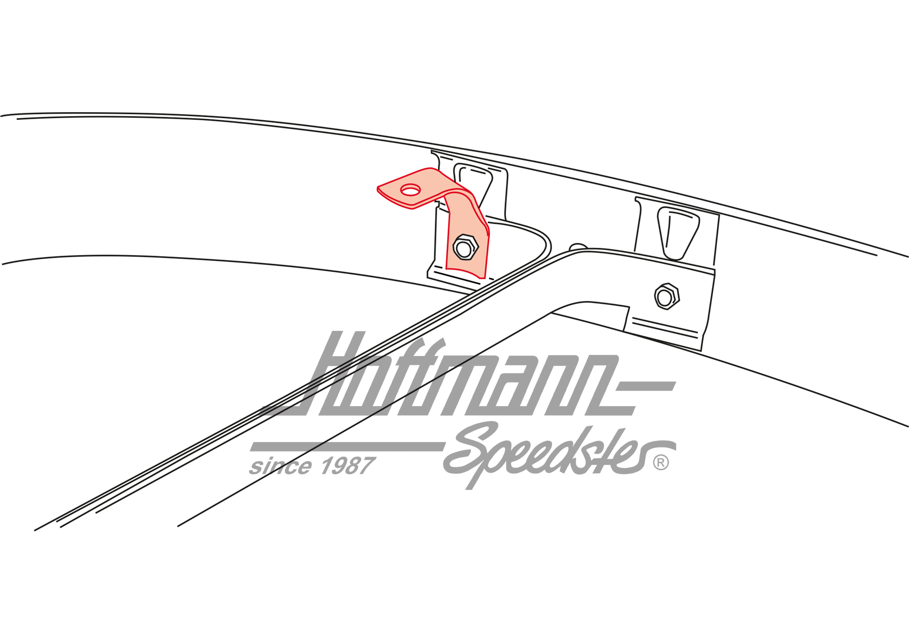 Retainer, reverse light/
turn indicator, left                                                      