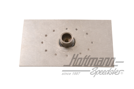 Retaining plate, safety belt, rear, 65-67                                                           