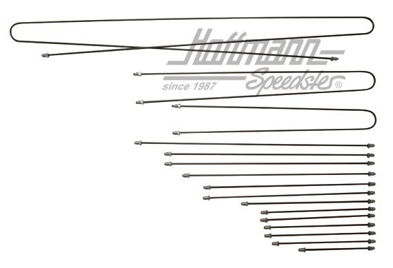 Brake line kit, Bus T3, 85-87, ABS |  | 325-2560-15