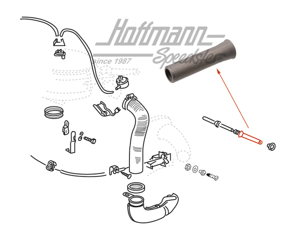 Sleeve, pressure spring/guide tube, -7.67                                                           