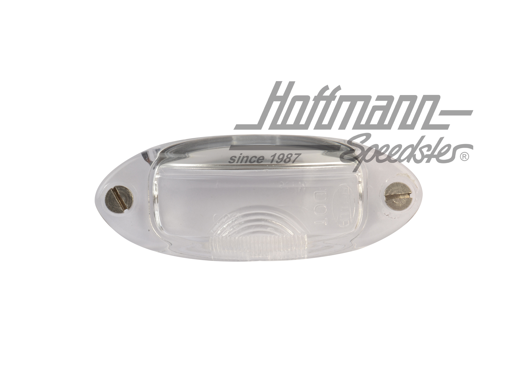 Lens, license-plate light, 8.55-7.74                                                                