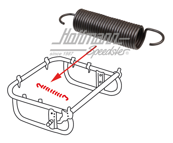 Spring, seat locking, 8.55-12.79 | 113 881 245 B | 055-7094-18