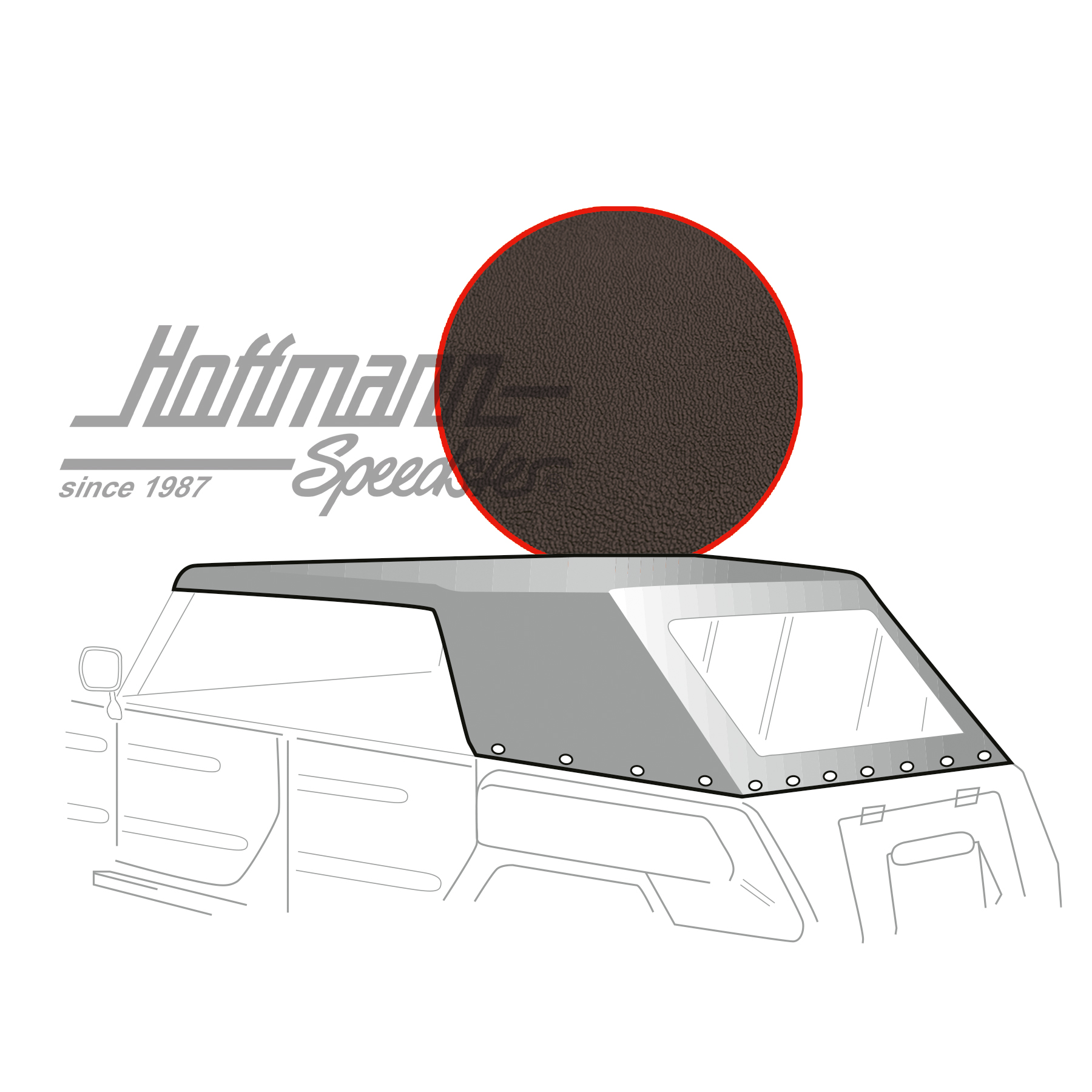 Folding top, Type 181, 69-79, vinyl, black | 22-4022-40 | 080-2872-10