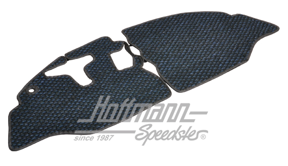 Floor mat, coco, .59-.65, blue/black | ZVW 2BUS ABL | 098-0040-15