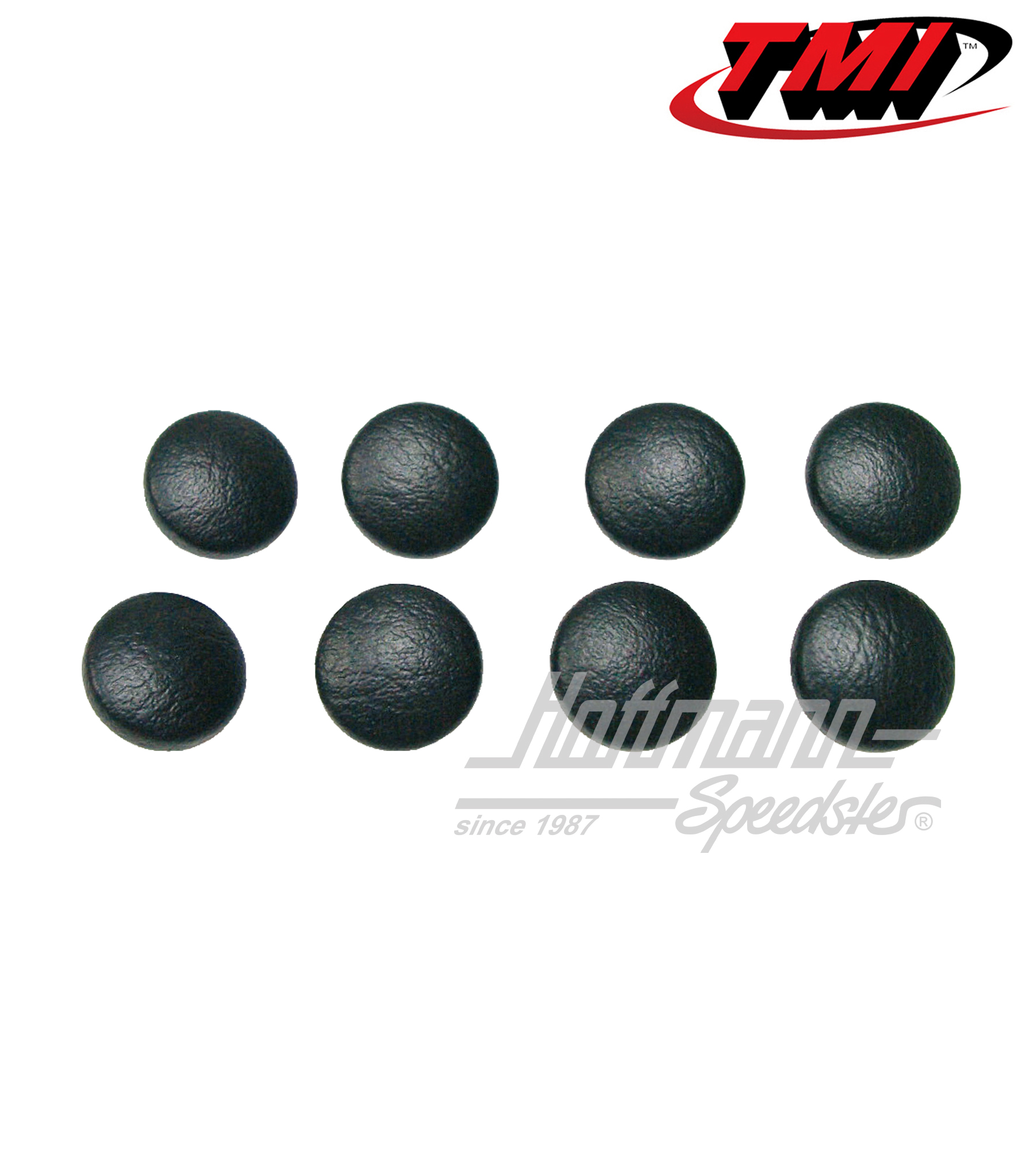 Padding knobs, black, set of 8 pieces | 43-4414-11 | 055-7075