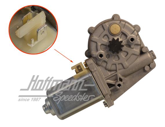 Motor, window lifter, 73-86, left | 911 624 015 01 | 580-1230-01