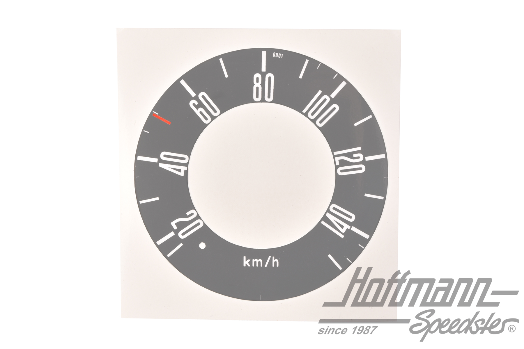 Conversion sticker, MPH - KMH, grey |  | 097-1657-12