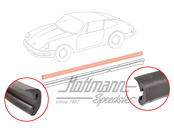 Seal, sill cover, 74-89 | 930 559 103 01 | 515-0990-08