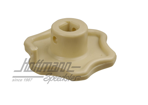 Heater control turn knob, ivory-coloured                                                            