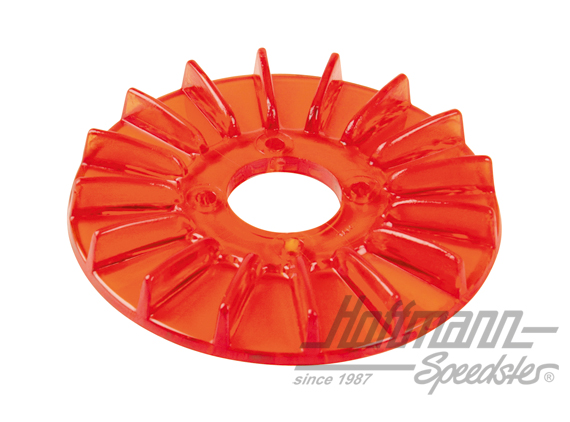 Pulley cover, Turbo-style, red | AC 903 184 | 010-1165