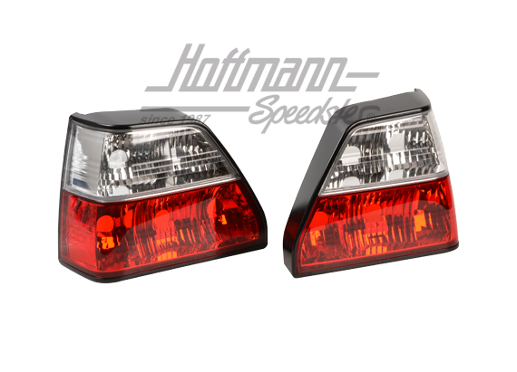 Tail lights, Golf 2, red/clear                                                                      