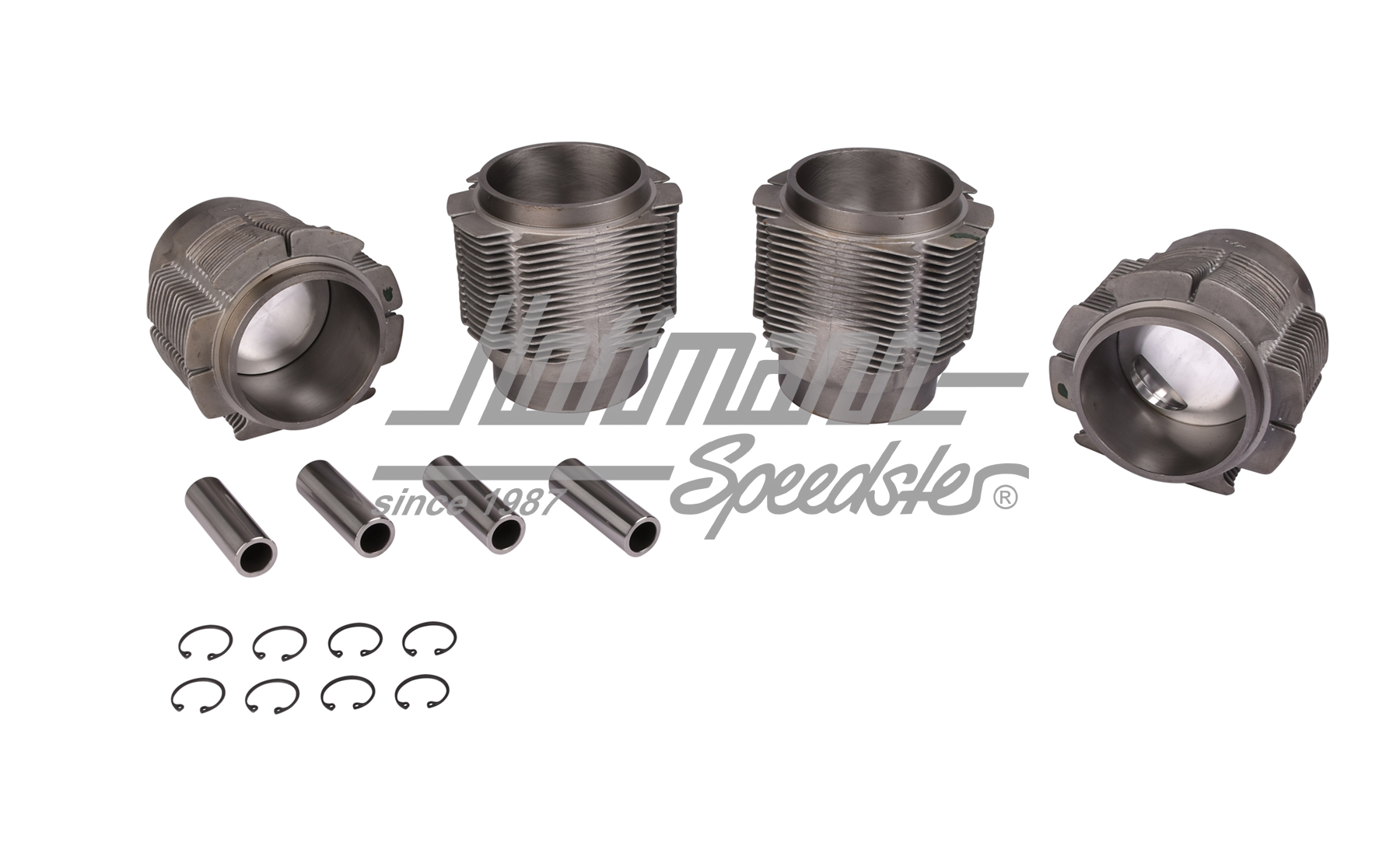 Piston + cylinder set, Porsche 356C/912, 82.5mm, JE(B) | 008 11 82P JE | 505-0652