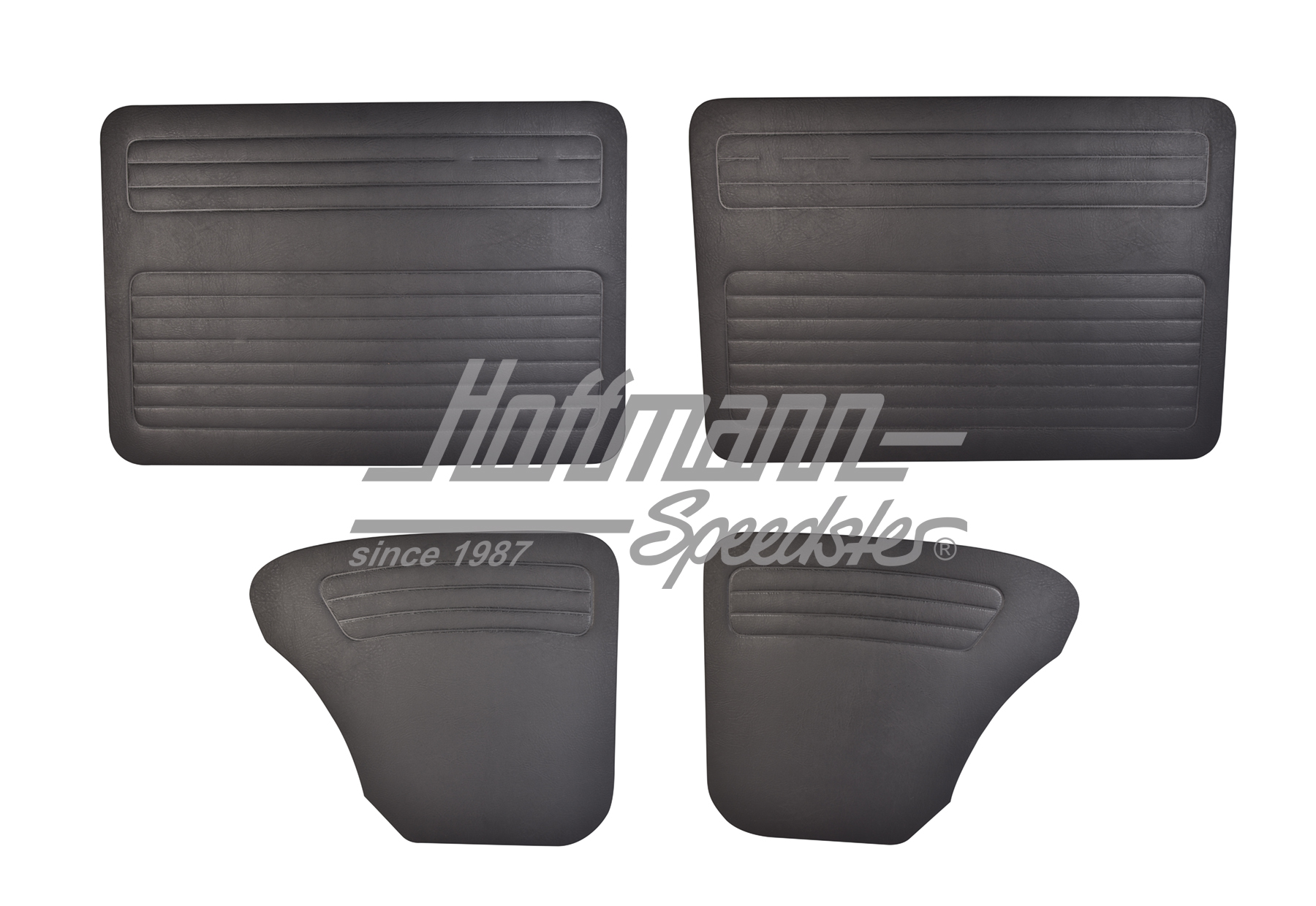 Door panels, black, Sedan, 8.55-7.64 |  | 020-0020-05