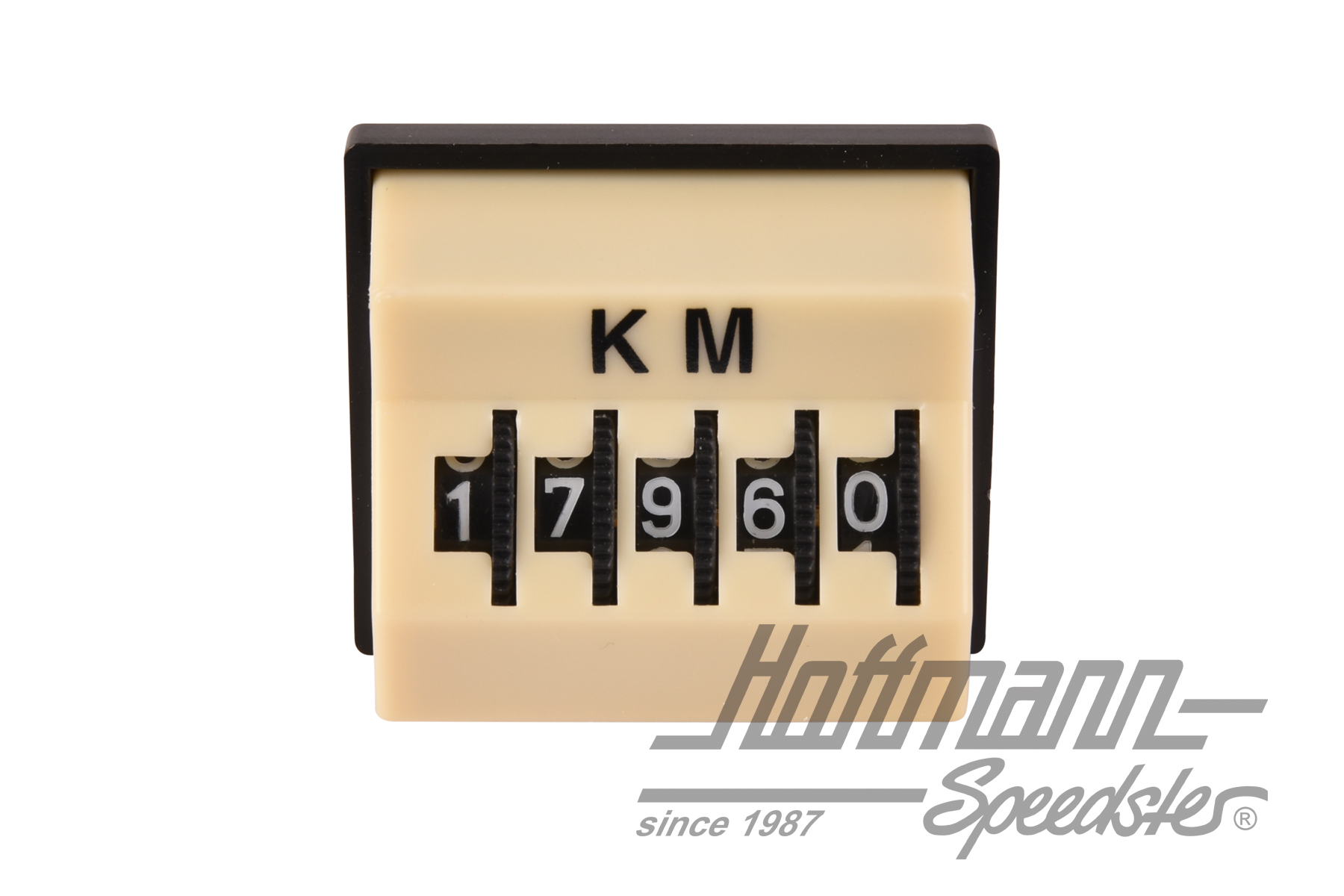 Trip odometer, "KM", ivory colour                                                                   