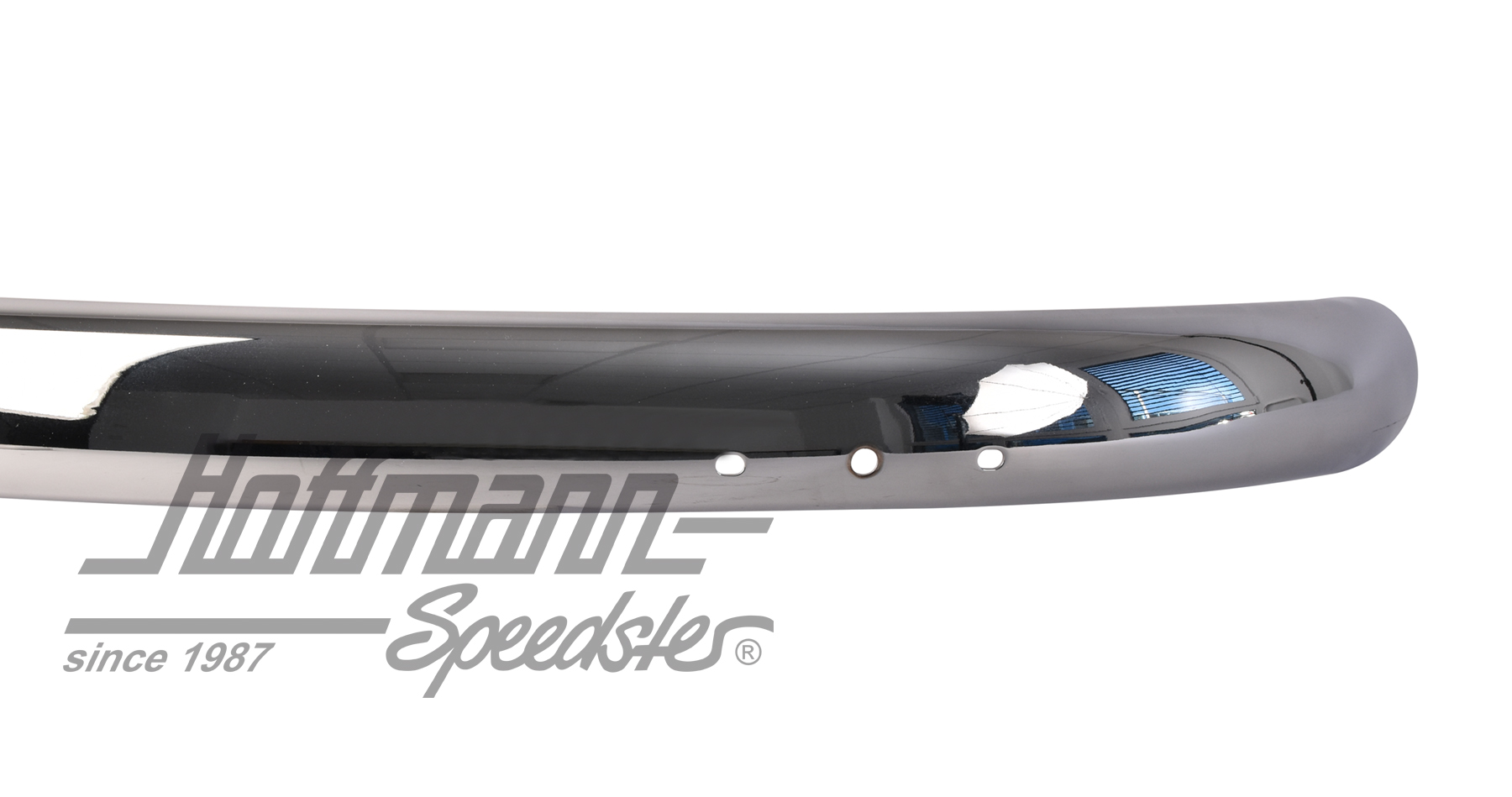 Bumper "old", rear, stainless steel, chromed | 113 707 311 A | 020-3060-15