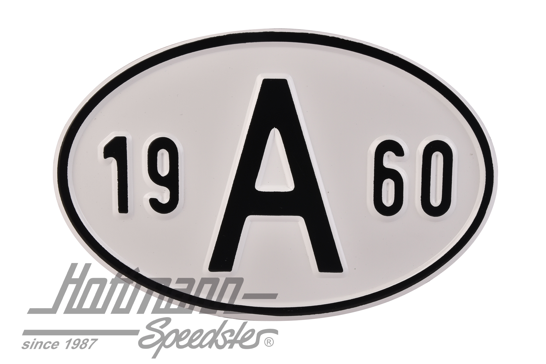 Nationality plate "A", alu, with year 1960 |  | 020-2398-60
