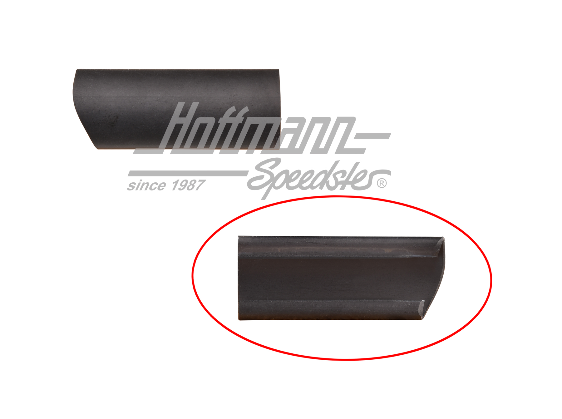 End piece, moulding, rear window, right                                                             