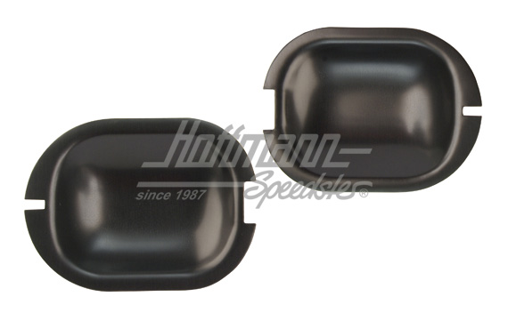 Door handle guards, aluminium, black, Golf 1 | 50014 | 200-6633